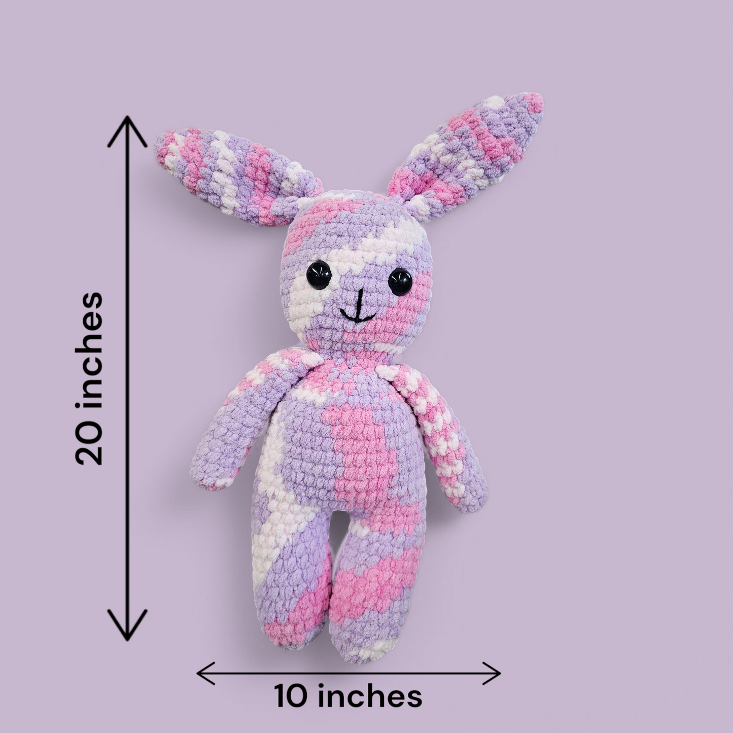 Large Crocheted Bunny Rabbit Plushie