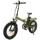 Ecotric Cheetah 48V 15ah Fat Tire Portable and Folding Electric Bike with color LCD display