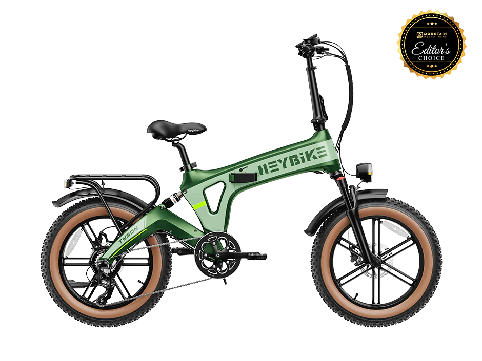 Heybike Tyson Electric Bike for Adults, 1200W Folding Ebike with Dual Suspension