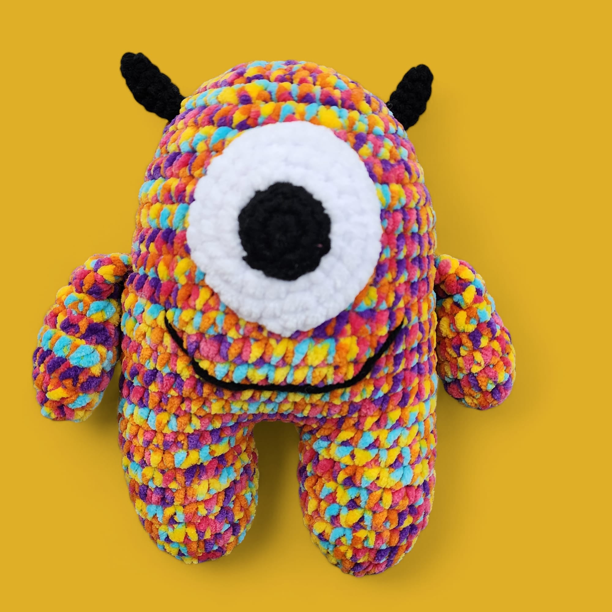 Large Hand Crocheted Monster – Electric Bikes of America