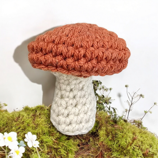 Small Crocheted Mushroom