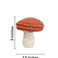 Small Crocheted Mushroom