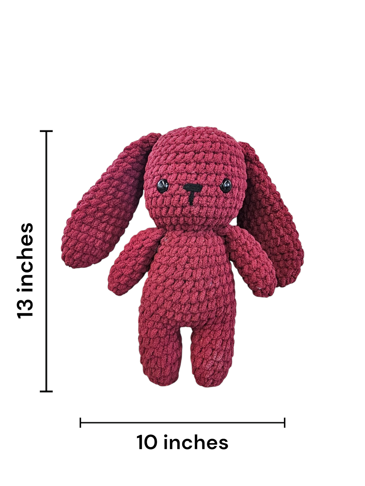 Large Crochet Bunny Rabbit Plushie