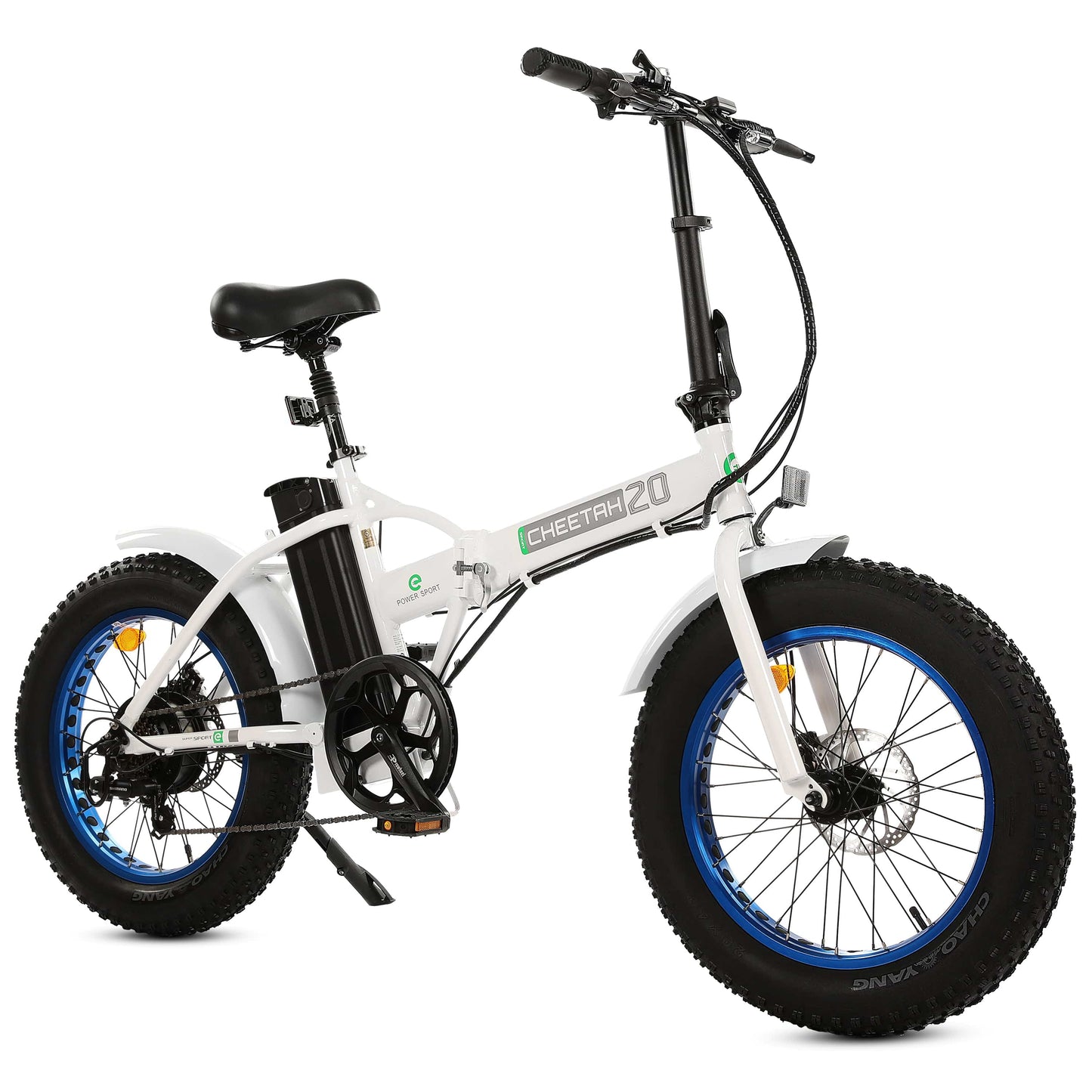 Ecotric 36V Cheetah Fat Tire Portable and Folding Electric Bike UL Certified