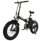 Ecotric 48V 13ah Cheetah portable and folding fat electric bike with LCD display