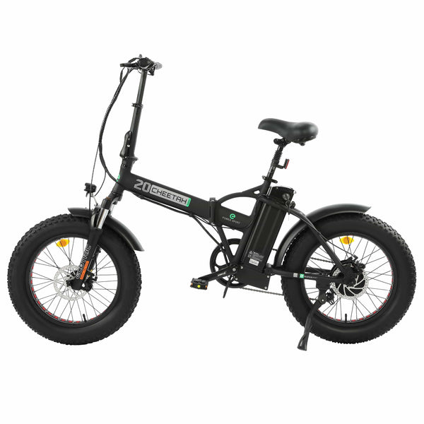 Ecotric 48V 13ah Cheetah portable and folding fat electric bike with LCD display