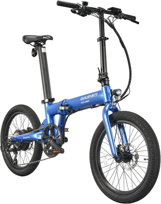 Dolphin Qualisports Folding Electric City Bike 48V 500W 10.5Ah - option for dual battery!